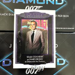 2024 Upper Deck Black Diamond Exquisite James Bond Sean Connery /75 Purple SP 47