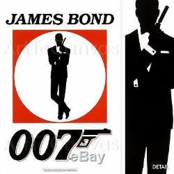 27Wx39H JAMES BOND 007 OFFICIAL MOVIE POSTER SEAN CONNERY CANVAS