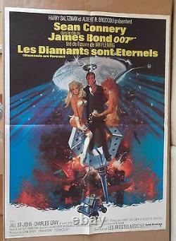 AFFICHE CINEMA Les diamants sont éternels James Bond 007 1971 Sean Connery