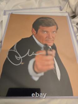 ALL (6) James Bond 007 Autographs Photos withProof Of Authenticity, COA. Frame it