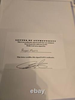ALL (6) James Bond 007 Autographs Photos withProof Of Authenticity, COA. Frame it