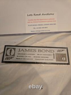 ALL (6) James Bond 007 Autographs Photos withProof Of Authenticity, COA. Frame it
