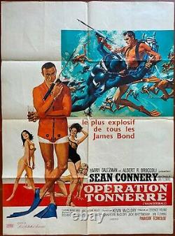 Affiche OPERATION TONNERRE Thunderball JAMES BOND Sean Connery 60x80cm