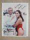 Autographed 8x10 photo Sean Connery, Barbara Carrera. James Bond. Never Say Neve
