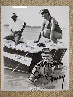 Autographed 8x10 photo Sean Connery, Claudine Auger. Thunderball. James Bond