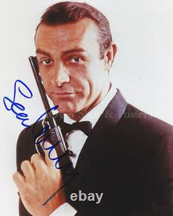 Autographed Photo 007 James Bond Sean Connery /Film Bromide Autograph