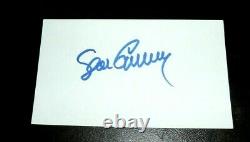 Autographed Sean Connery 3x 5 Index Card Actor James Bond 007