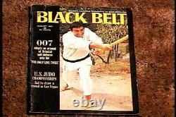 Black Belt Magazine Aug 1967 Vf Sean Connery James Bond 007