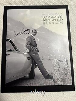 Christies (2012)'50 Years Of James Bond' Auction Catalog-signed Sean Connery
