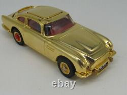 Corgi James Bond 007 Gold-plated Aston Martin Db5 Mib Gold Finger Sean Connery