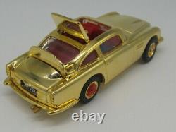 Corgi James Bond 007 Gold-plated Aston Martin Db5 Mib Gold Finger Sean Connery