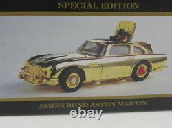 Corgi James Bond 007 Gold-plated Aston Martin Db5 Mib Gold Finger Sean Connery