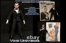 Custom 1/9th 8 Mego Sean Connery 007 James Bond Complete Action Figure #1