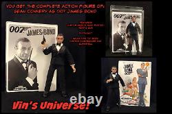Custom 1/9th 8 Mego Sean Connery 007 James Bond Complete Action Figure #2