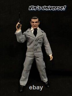Custom 1/9th 8 Mego Sean Connery 007 James Bond Complete Action Figure #3
