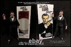 Custom 1/9th 8 Mego Sean Connery 007 James Bond Complete Action Figure withbox