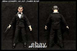 Custom 1/9th 8 Mego Sean Connery 007 James Bond Complete Action Figure withbox