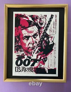 DEATH NYC Hand Signed LARGE Print COA Framed 16x20in 007 Sean Connery + Rare AP
