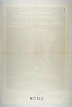 DIAMONDS ARE FOREVER 27x41 Original Movie Poster 1971 SEAN CONNERY as JAMES BOND
