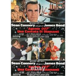 DIAMONDS ARE FOREVER Fotobustas 18x26 in. 1971 James Bond, Sean Connery