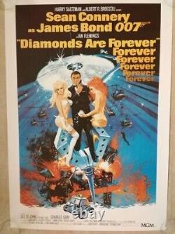 DIAMONDS ARE FOREVER movie poster JAMES BOND SEAN CONNERY 94.5cm×66cm