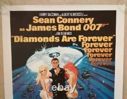 DIAMONDS ARE FOREVER movie poster JAMES BOND SEAN CONNERY 94.5cm×66cm