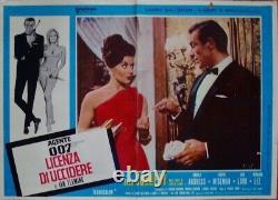 DR. NO JAMES BOND Italian fotobusta movie poster 5 R75 SEAN CONNERY