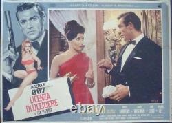 DR. NO JAMES BOND Italian fotobusta movie poster SEAN CONNERY 1962 RARE