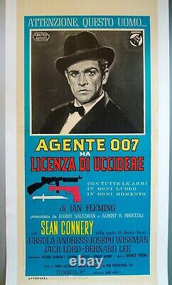 DR. NO ORIGINAL MOVIE POSTER Sean Connery JAMES BOND 007 1962