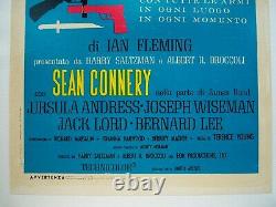 DR. NO ORIGINAL MOVIE POSTER Sean Connery JAMES BOND 007 1962