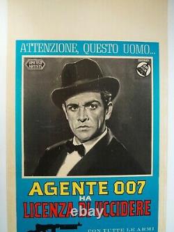 DR. NO ORIGINAL MOVIE POSTER Sean Connery JAMES BOND 007 1962