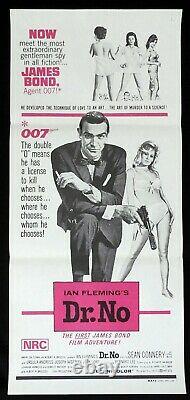 DR NO Original 70s release Daybill Movie poster James Bond Sean Connery 007