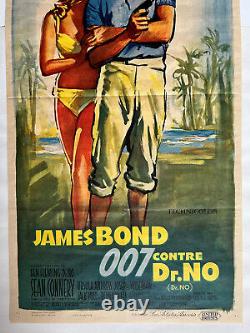 DR. NO Original Small French movie poster James Bond Sean Connery 007