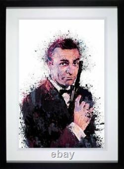Daniel Mernagh' James Bond 007 With Love' New Framed Ltd Edt Sean Connery