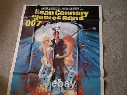 Diamonds Are Forever Sean Connery James Bond 1971 3-sheet Movie Poster New 41x77