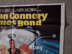 Diamonds Are Forever Sean Connery James Bond 1971 3-sheet Movie Poster New 41x77