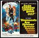 Diamonds Are Forever Sean Connery James Bond 1971 6-sheet Billboard Unused