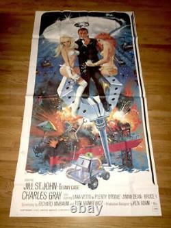 Diamonds are Forever (1971) Partial Six Sheet Movie Poster James Bond McGinnis