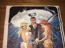 Diamonds are Forever (1971) Partial Six Sheet Movie Poster James Bond McGinnis