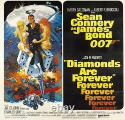 Diamonds are Forever (1971) Partial Six Sheet Movie Poster James Bond McGinnis