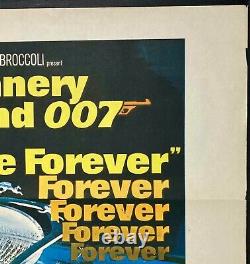 Diamonds are Forever Original Movie Cinema Poster Sean Connery James Bond 1971