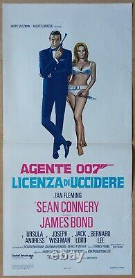 Dr. No ORIGINAL Italian 1970s POSTER 007 James Bond Sean Connery Sexy Ursula art