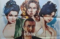 Dr. No ORIGINAL Spain'74 POSTER 007 James Bond Sean Connery sexy Bond girls