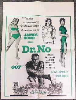 Dr. No! R'63 Sean Connery James Bond 007 Original Canadian Film Poster