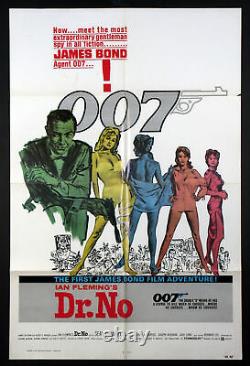 Dr. No Sean Connery As James Bond R-1980 1-sheet