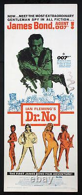 Dr. No Sean Connery First James Bond 1962 Insert Rolled