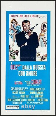 FROM RUSSIA WITH LOVE JAMES BOND Italian locandina movie poster R72 SEAN CONNERY
