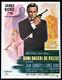 FROM RUSSIA WITH LOVE JAMES BOND SEAN CONNERY 1980s FRENCH 47X63 LINENBACKED