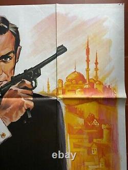 French Poster FROM RUSSIA WITH LOVE James Bond SEAN CONNERY 47x63 inches 70's