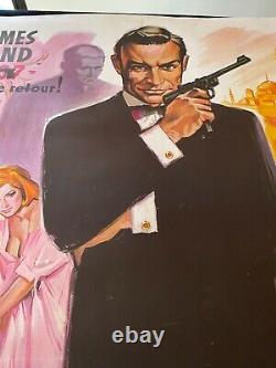 From Russia With Love James Bond Sean Connery 1970 French 47x63 Linenbacked